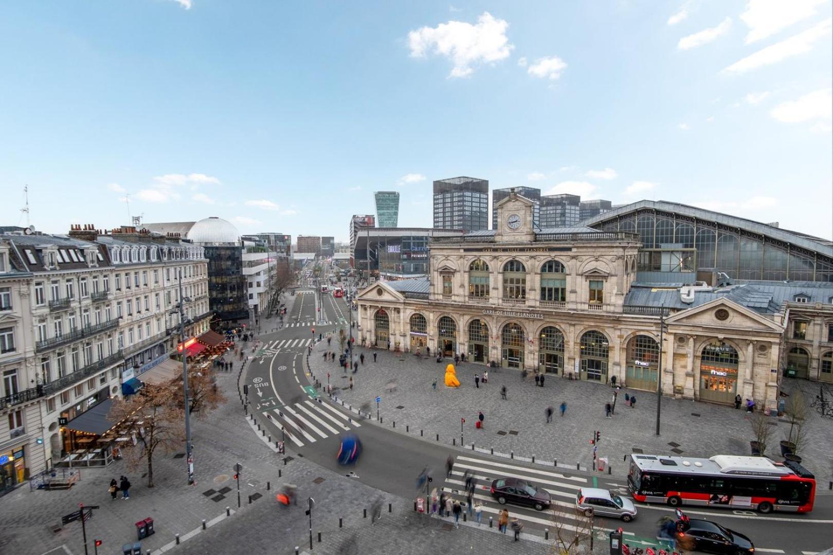 Apartment For 4 In Front Of Lille Flandres Station Bagian luar foto